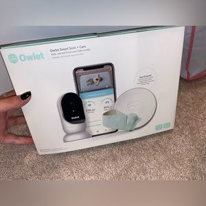 The Owlet Baby Monitor Dream Set: Smart Sock 3, Cam, Sleep Coaching - Open Box